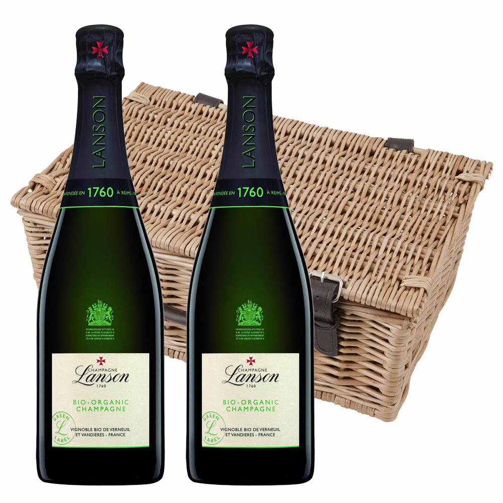 Lanson Le Green Label Organic Champagne 75cl Twin Hamper (2x75cl)
